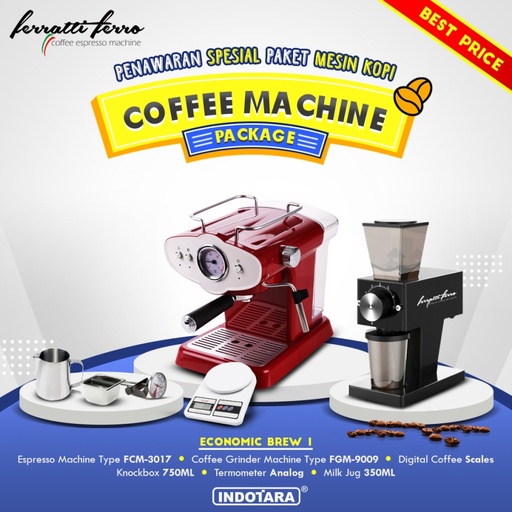 Paket mesin kopi Economic Brew 1