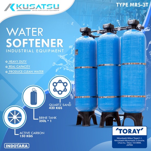 Kusatsu Water Softerener Industrial MRS3T