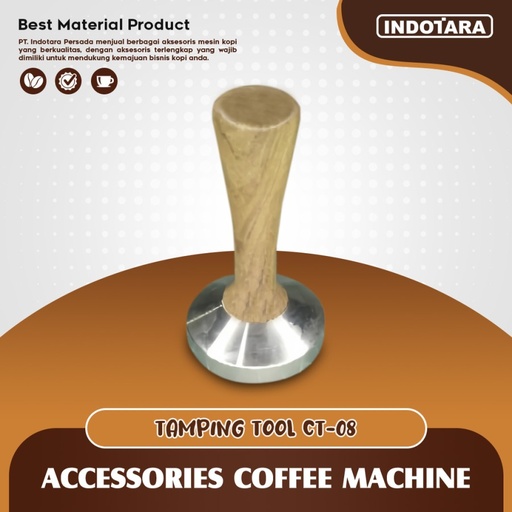 Tamper Espresso Tools ( Alat Press Alat Kopi / Tools Barista ) CT08