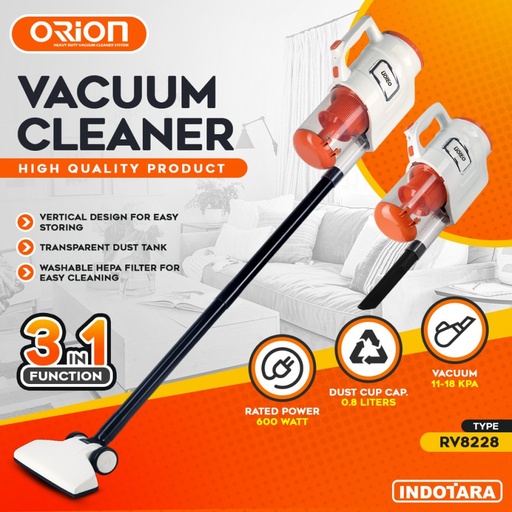 Vacuum Cleaner / Alat Penyedot Debu Orion - RV8228 White