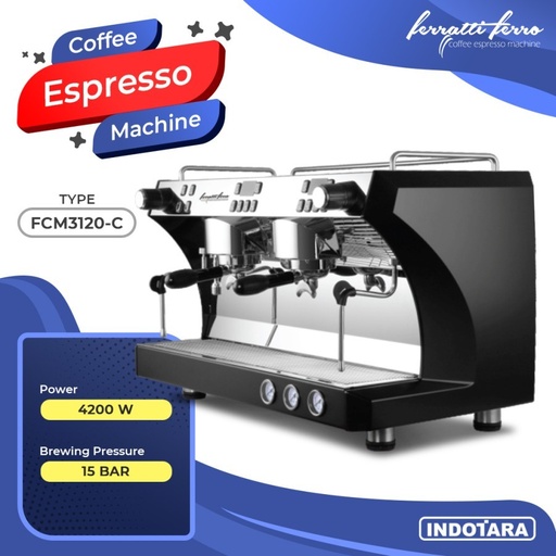 Mesin Kopi Espresso Espresso Machine Ferratti Ferro FCM3120C