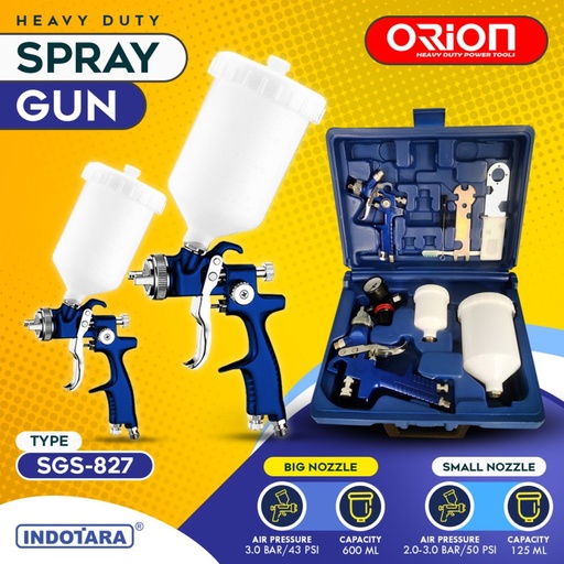 Alat Semprotan Cat Spray Gun Air Dust Orion SGS-827