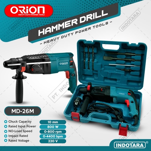 Hammer Drill / Mesin Bor Tembok Orion MD-26M