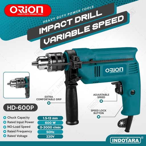 Mesin Bor / Impact Drill Listrik Orion HD-600P