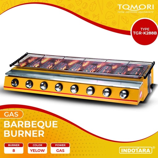 Gas Barbeque Burner / Kompor Gas 8 Tungku Tomori - TGR K288B