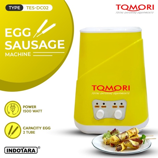 Mesin Sosis Telur Sostel Listrik Egg Sausage 2 Lubang Tomori - DC02