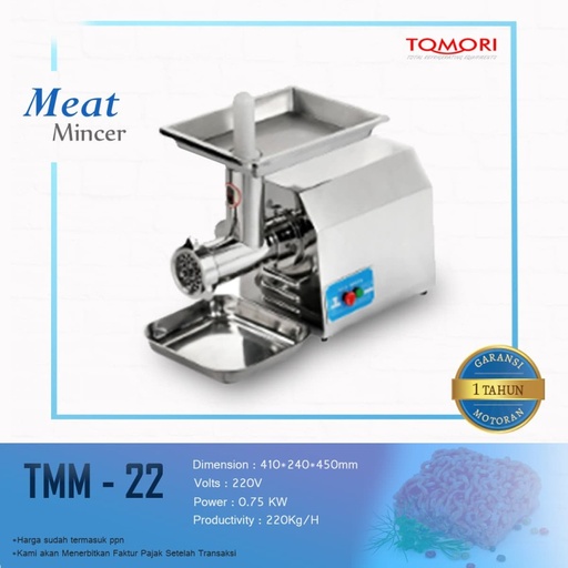 Penggiling daging - TOMORI MEAT GRINDER TMM-22