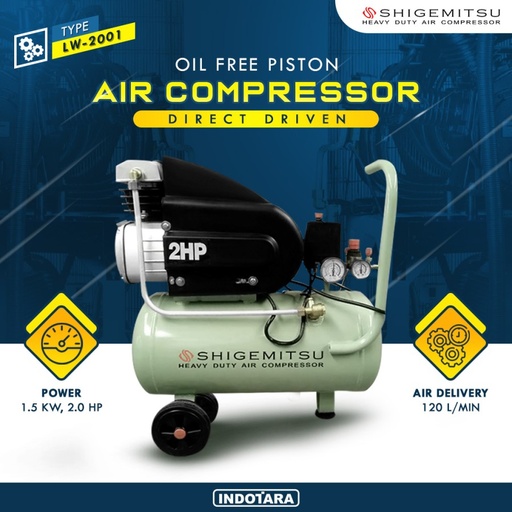 Kompresor Angin Direct Driven 2HP 8 bar