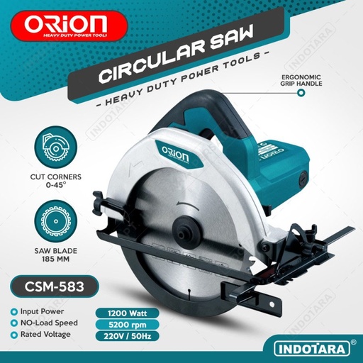 Circular Saw / Mesin Gergaji / Mesin Potong Orion CSM583