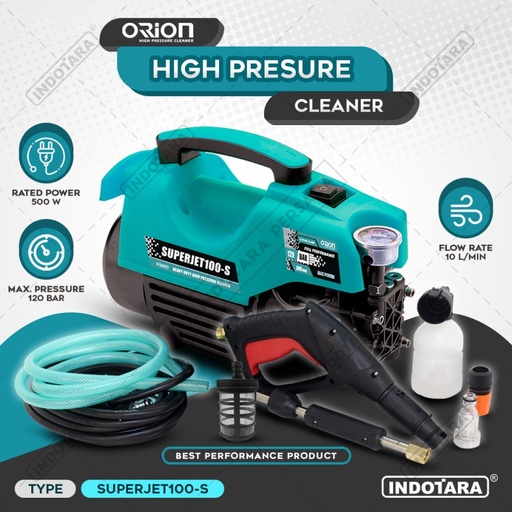 Mesin Cuci Jet Mobil Motor High Pressure Cleaner Orion Superjet100-S