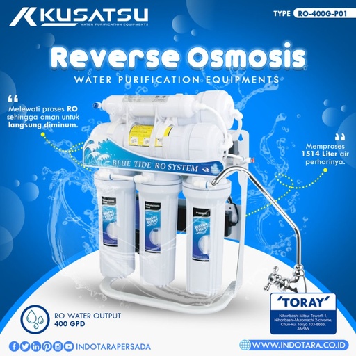 Reverse Osmosis System RO-400G-P01 1514L Kusatsu