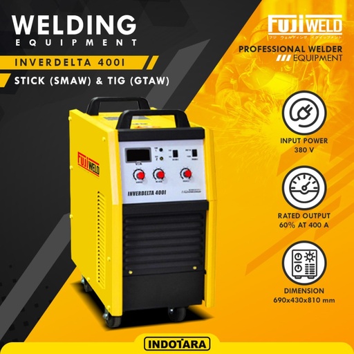 Mesin Las SMAW Electrode-Stick Welding Inverdelta 400I