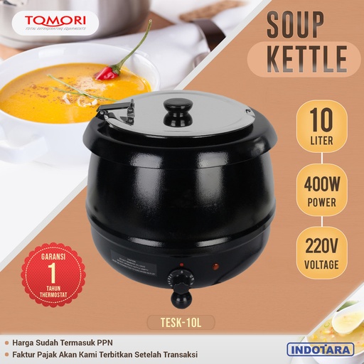 TOMORI ELECTRIC SOUP KETTLE TESK-10L