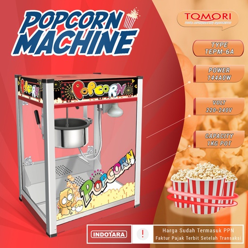 TOMORI ELECTRIC POPCORN MACHINE TEPM-6A