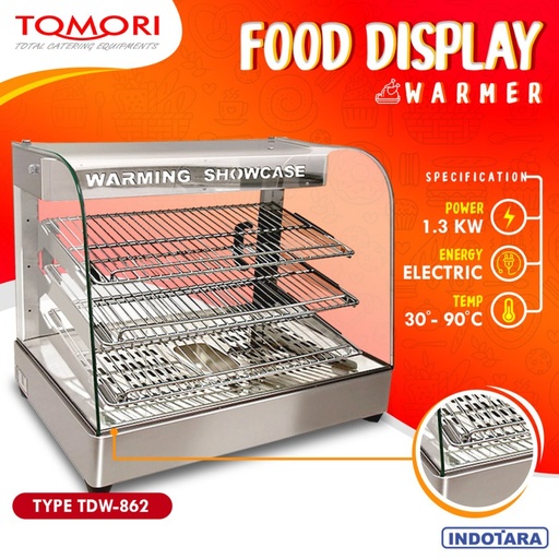 Mesin Penghangat Makanan / Food Display Warmer TDW-862