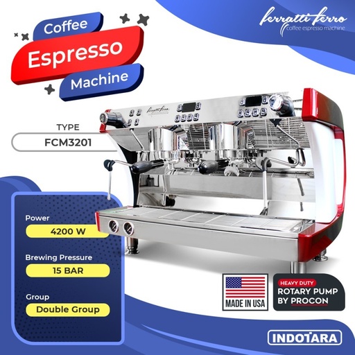 Mesin Kopi Ferratti Ferro Espresso Machine/ Coffee Maker FCM3201