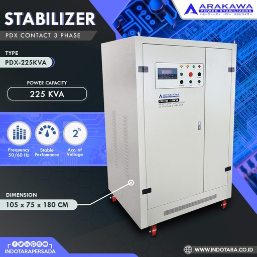 STABILIZER ARAKAWA PDX 3 PHASE PDX225KVA