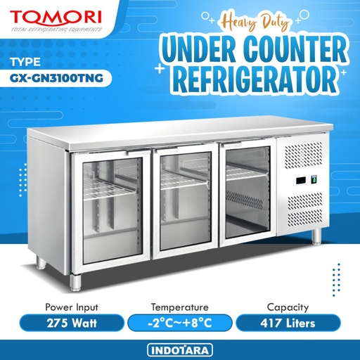 Undercounter Refrigerator TOMORI - GX GN3100TNG