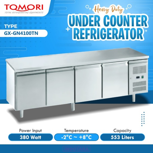 Undercounter Refrigerator TOMORI - GX GN4100TN