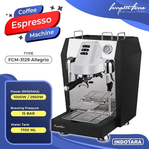 Mesin Kopi Espresso Ferratti Ferro FCM3129 Allegrio