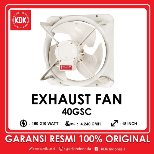 KDK 40GSC – Industrial Exhaust Fan 40cm