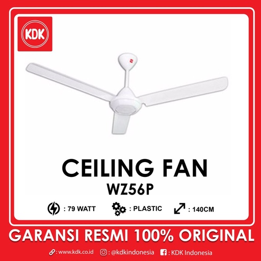 KDK WZ56PW – Ceiling Fan 56 inch 5 Speed