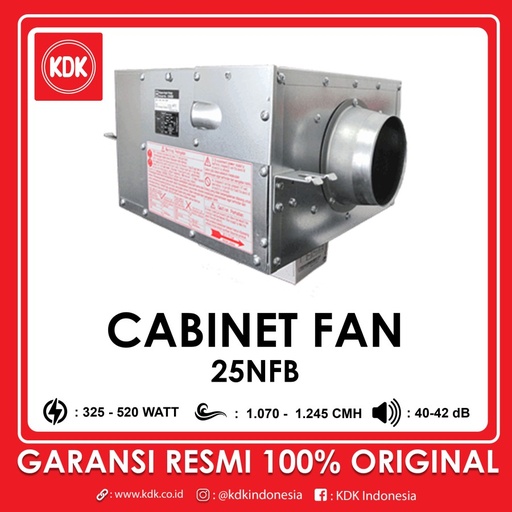 KDK 25NFB - Exhaust Cabinet Fan 25cm/Cabinet Fan KDK/Garansi Resmi