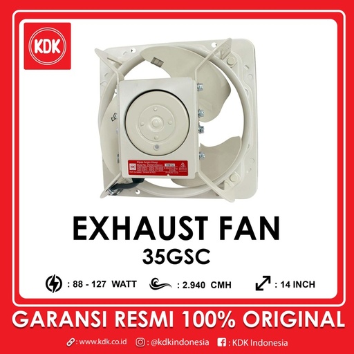 KDK 35GSC – Industrial Exhaust Fan 35cm 14 inch