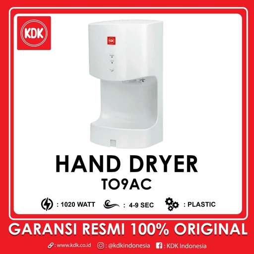 KDK T09AC Pengering Tangan Hand Dryer Express T09-AC Gedung Mall Kanto