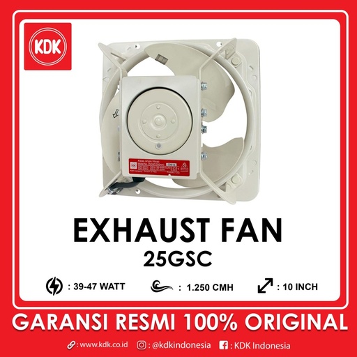 KDK 25GSC – Industrial Exhaust Fan 25cm 10 inch