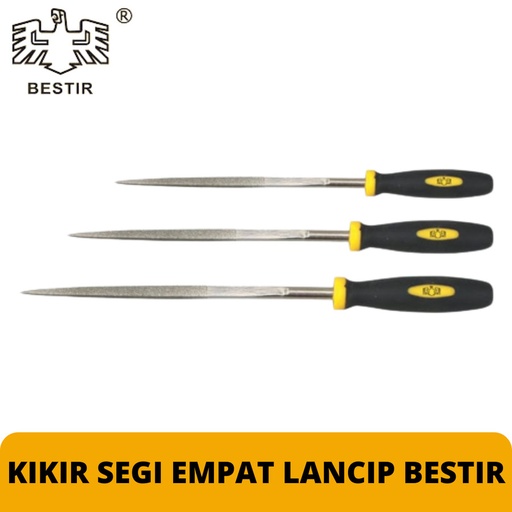 Alat Kikir Segi Empat Lancip / Kikir Persegi Lancip BESTIR