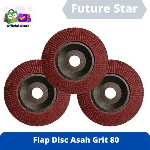 Flap Disc 5 inch Mata Gerinda Ampelas Amplas Susun Grit 80