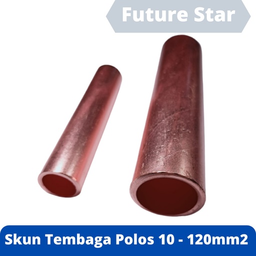 Skun Kabel Tembaga Polos 10mm2 - 300mm2 Tebal dan Kuat