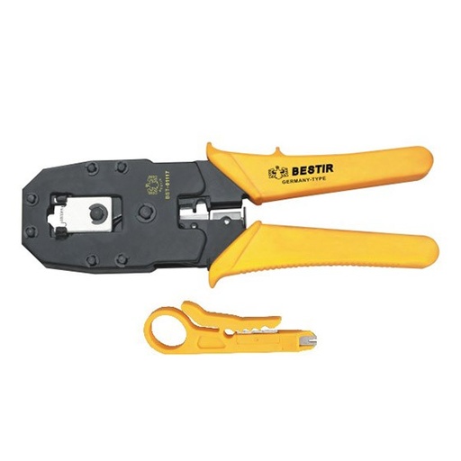 Tang Krimping Tools RJ 45 8" BESTIR Crimping Tool RJ45 Tang Crimping