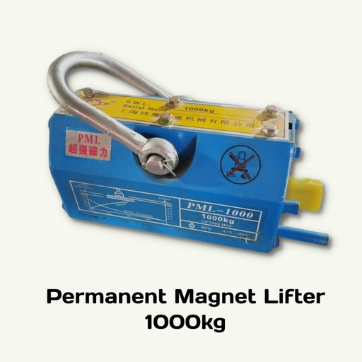 Permanent Magnet Lifter 1T 1000kg Magnetic Lifting Pengangkat Magnet