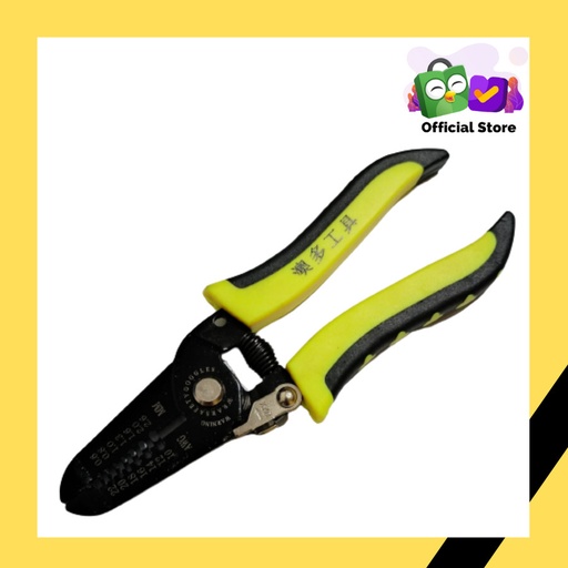 Tang Kupas Kabel 6" 3 in 1 ( 0.6 - 2.6mm ) / WIRE STRIPPER MURAH