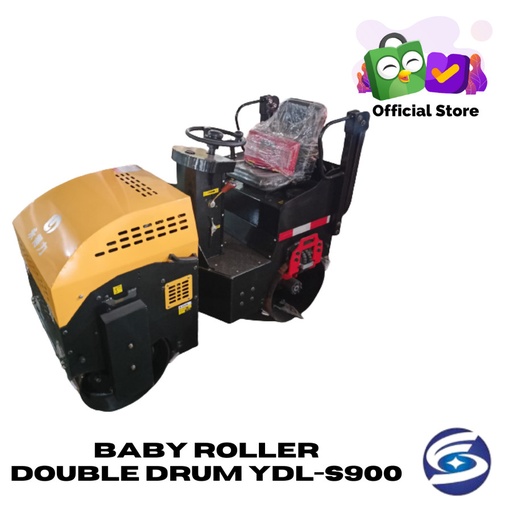 MESIN BABY ROLLER DOUBLE DRUM PEMADAT ASPAL TANAH YDL-S900