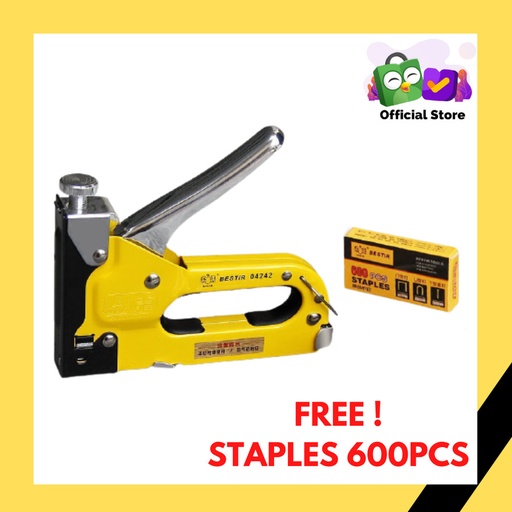 3 Way Staples Gun / Staples Jok Tembak Hekter 3 in 1 BESTIR 04241