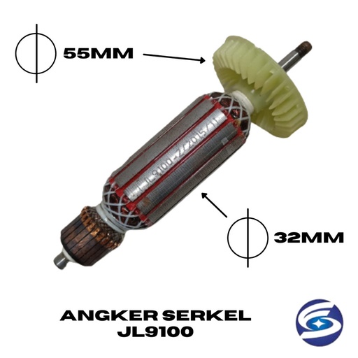 Armature Gerinda Tangan Angker Serkel JL9100