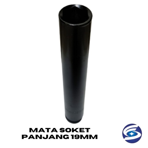 Mata Soket Panjang 19mm 1/2" 6 PT / Deep Impact Sock