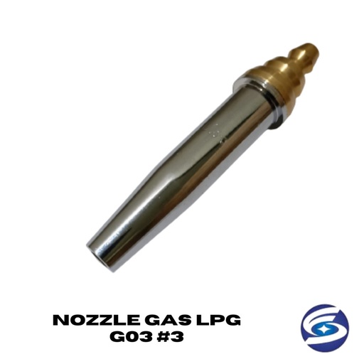 Nozzle Gas Cutting Tip G03 #3 / Nozzle Gas LPG No.3