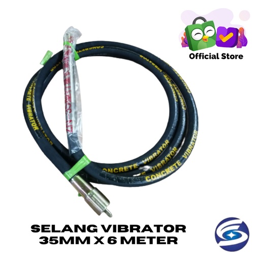 Selang Vibrator 35mm x 6 Meter - Concrete Vibrator High Quality