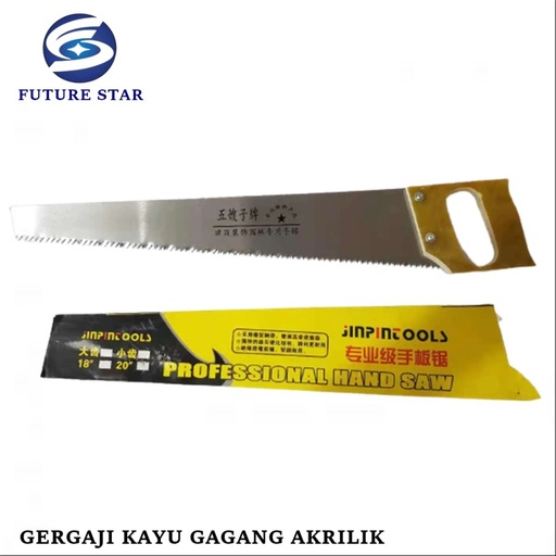 Gergaji Kayu Murah Gagang Akrilik 450mm