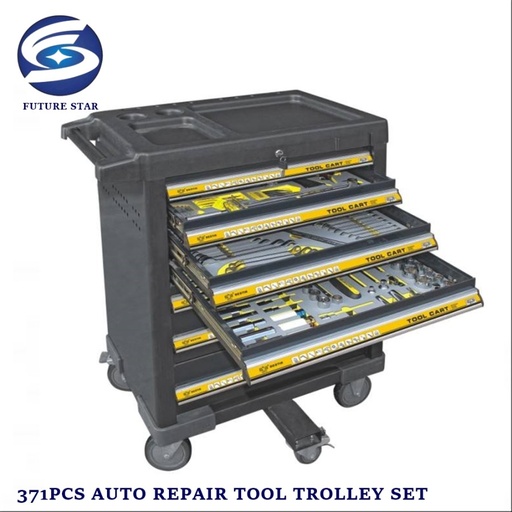 371PCS AUTO REPAIR TOOL TROLLEY SET / Lemari Perkakas Set BESTIR