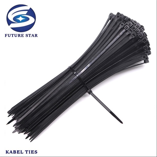 Kabel Ties Hitam 10 X 600 Isi 100 Pcs