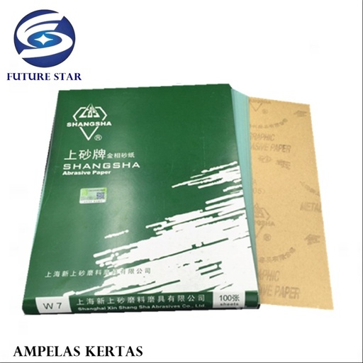 AMPLAS SHANG AMPELAS kertas lembar Sandpaper waterproof Mur - Grit-70