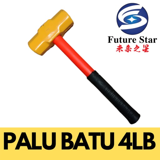 Martil Palu Batu Bodem Bobok Beton Hammer Gagang Fiber 4LB