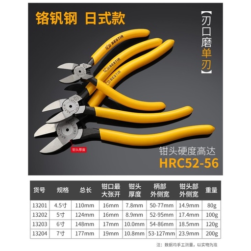 TANG POTONG 6"/PLASTIC CUTTING PLIER BESTIR-13203