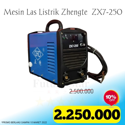 MESIN LAS LISTRIK ZHENGTE ARC ZX7-250 IGBT