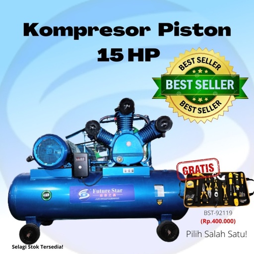 KOMPRESOR LISTRIK ANGIN ,PISTON AIR COMPRESSOR/KOMPRESOR ANGIN W-1.6/8